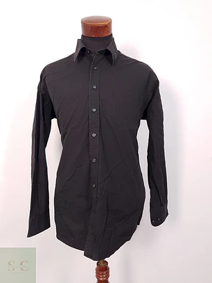 Camisa Canda negra lisa - Talla L