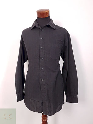 Camisa negra lisa - Talla XL