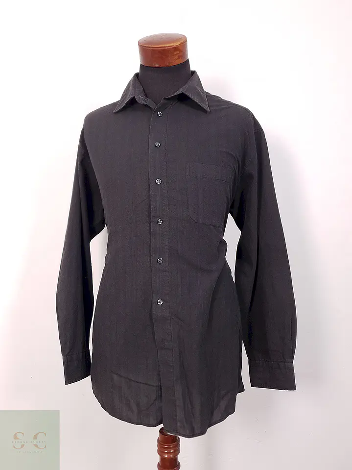 Camisa negra lisa - Talla XL 2