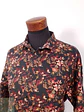 Camisa Cya Premium flores negro rojos - Talla XL Slim - Miniatura 2