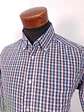 Camisa Man cuadros azul rojo negro - Talla L - Miniatura 2