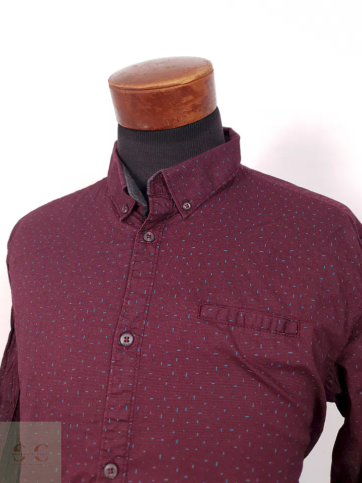 Camisa No Excess burdeos - Talla XL 2