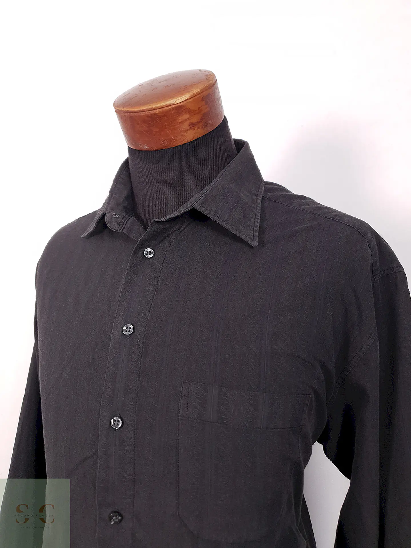 Camisa negra lisa - Talla XL 3