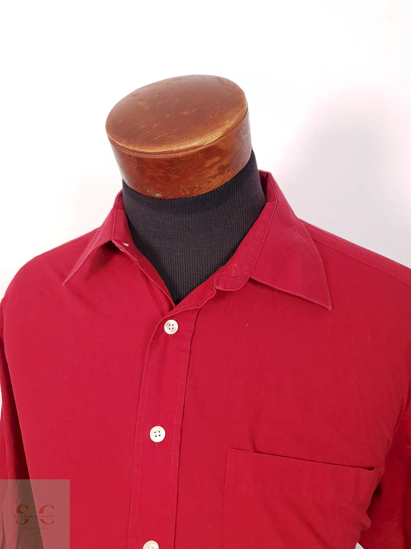 Camisa Canda rojo liso - Talla L 2