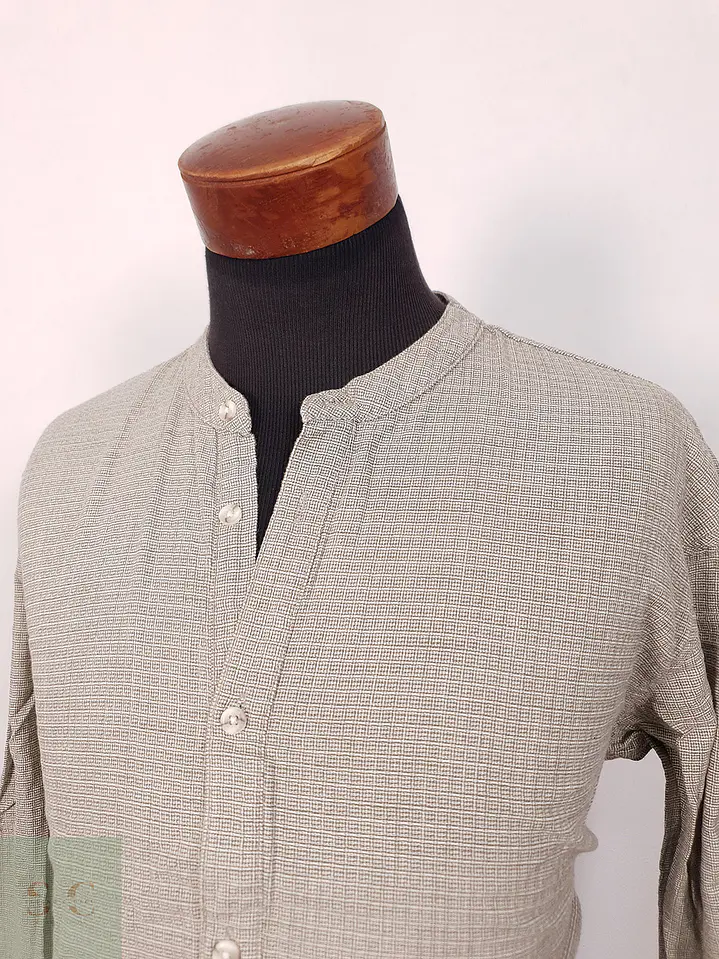 Camisa Smog verde microcuadros - Talla XXL 2