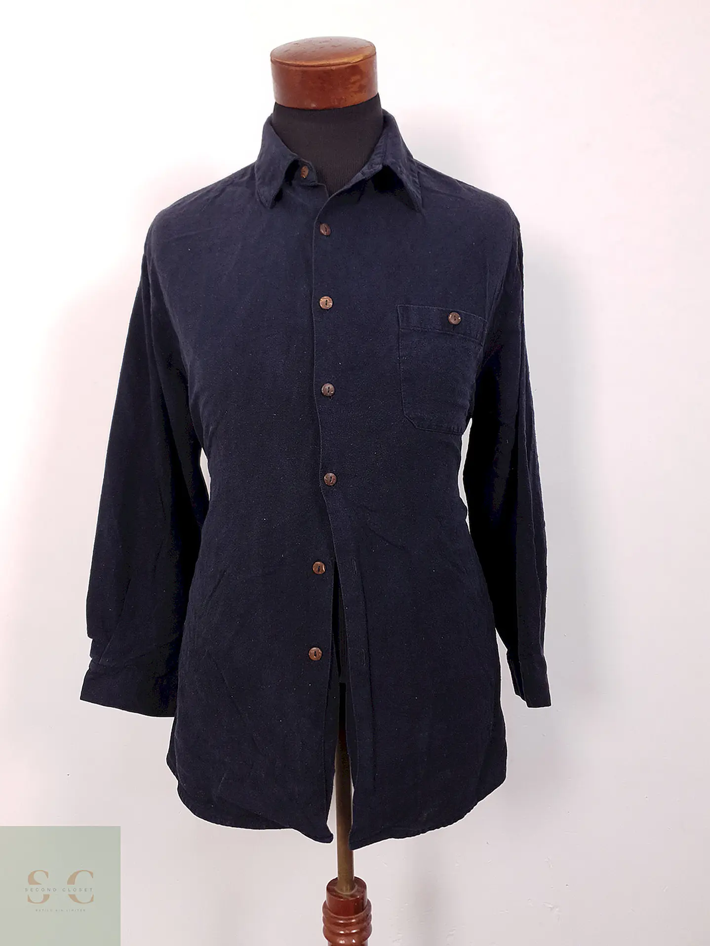 Camisa Panda Line azul oscuro - Talla XL 3