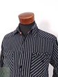Camisa Identic Culture negro plomo rayas - Talla M - Miniatura 2