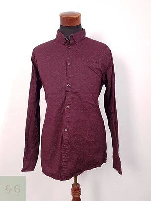 Camisa No Excess burdeos - Talla XL