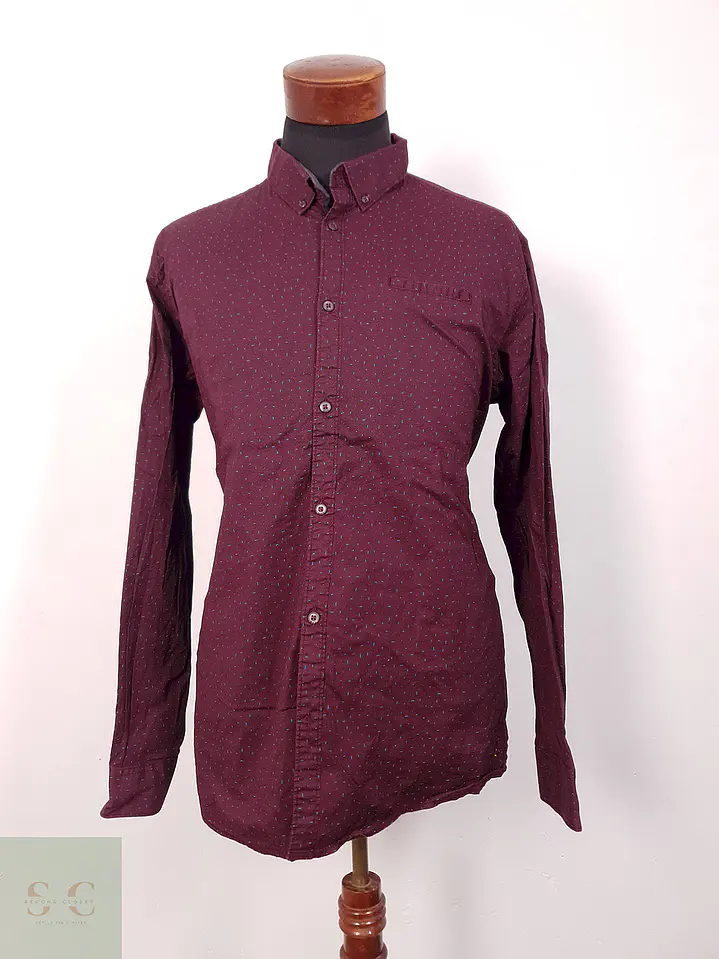 Camisa No Excess burdeos - Talla XL 3