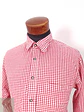Camisa Usar Trachten rojo blanco cuadros - Talla L - Miniatura 1
