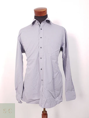 Camisa Eterna gris liso - Talla L