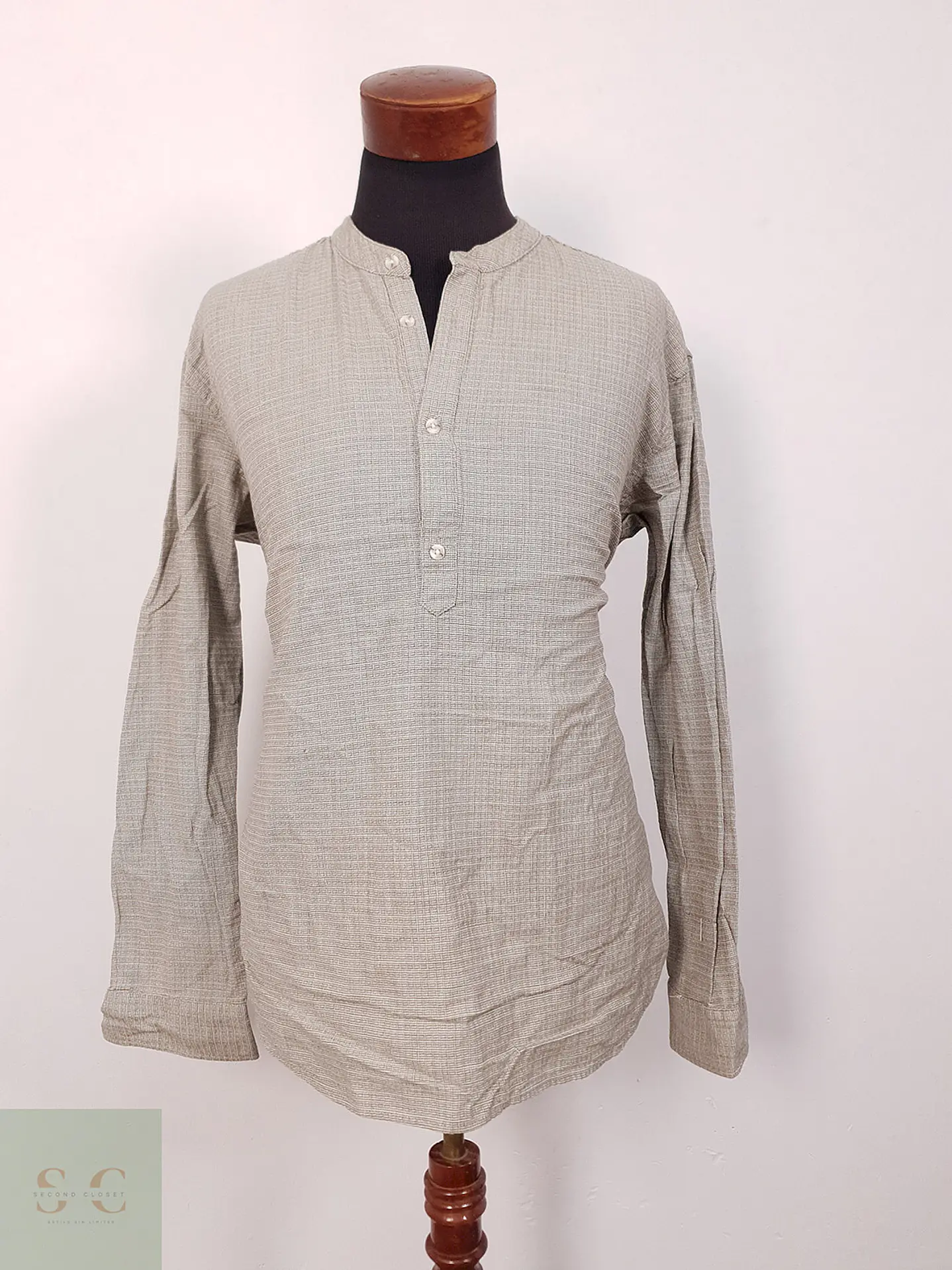 Camisa Smog verde microcuadros - Talla XXL 3