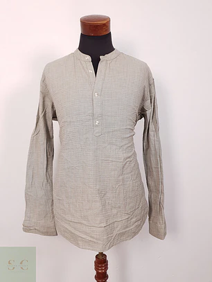 Camisa Smog verde microcuadros - Talla XXL