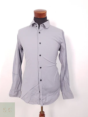 Camisa Rusty Neal plomo lisa - Talla L