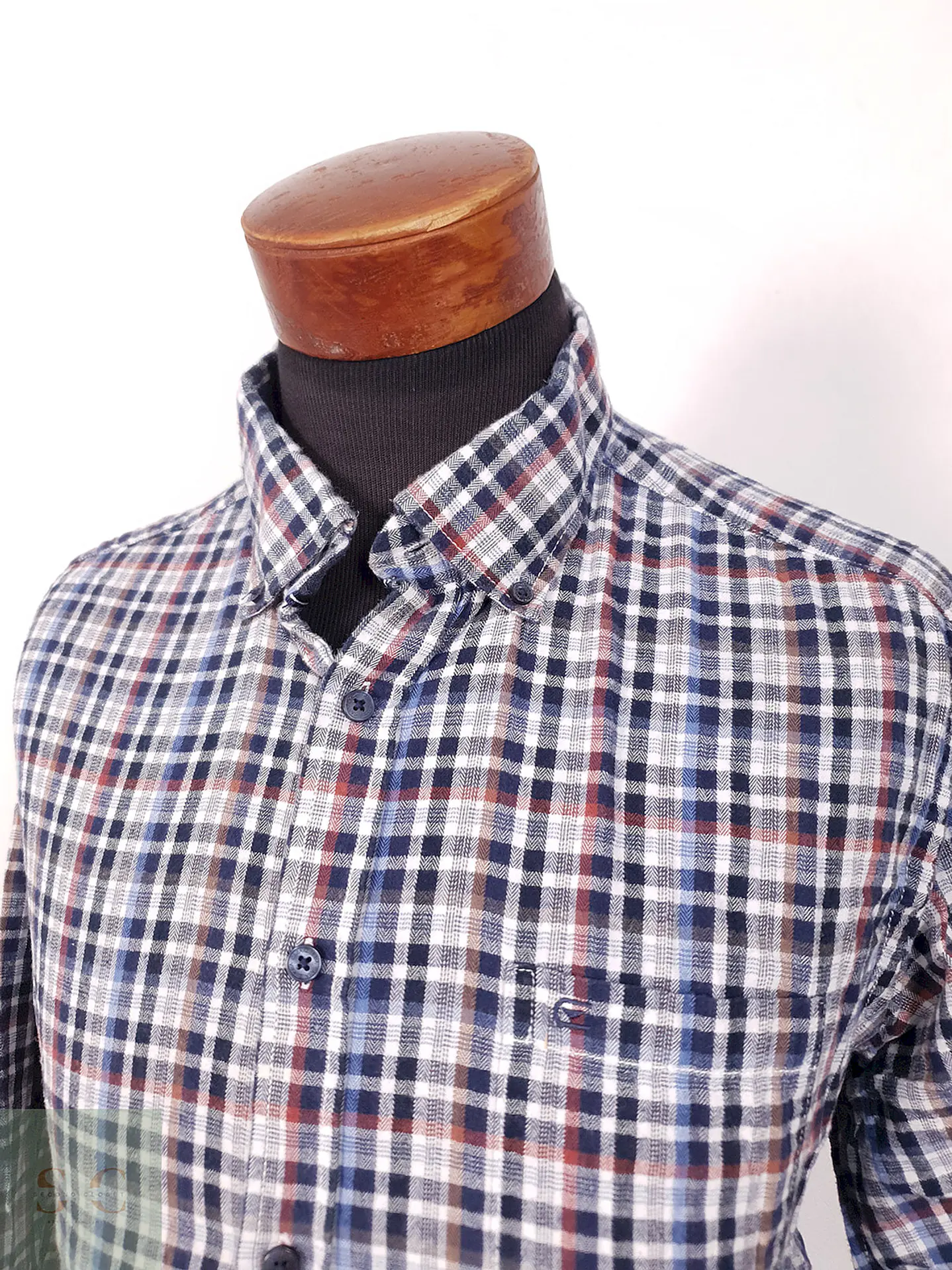 Camisa Casamoda azules rojo cuadros - Talla XXL 2