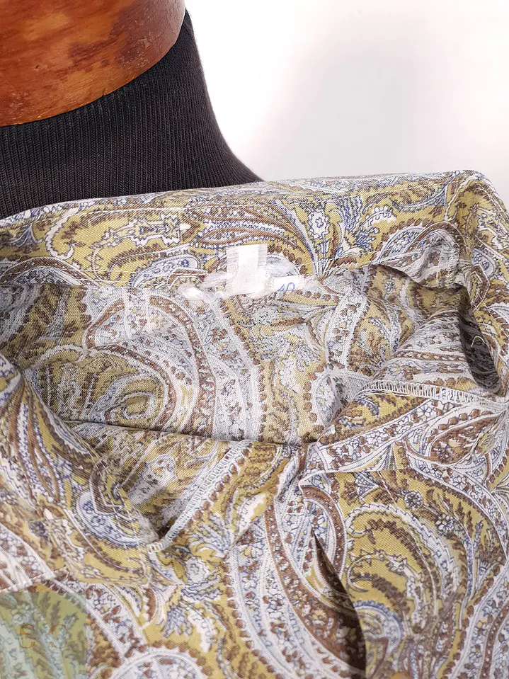Camisa Young Style paisley ocre tierra - Talla M 2