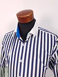 Camisa Curtis rayas azul blanco - Talla XXL - Miniatura 3
