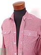 Camisa Young Style cuadros rojos - Talla S - Miniatura 3