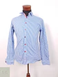 Camisa Jack y Jones celeste cuadros - Talla M Slim - Miniatura 1