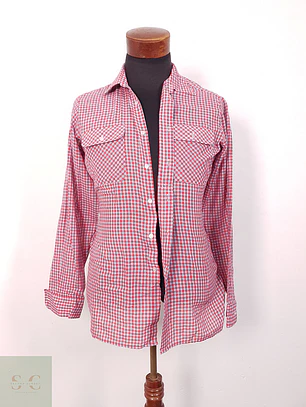 Camisa Young Style cuadros rojos - Talla S