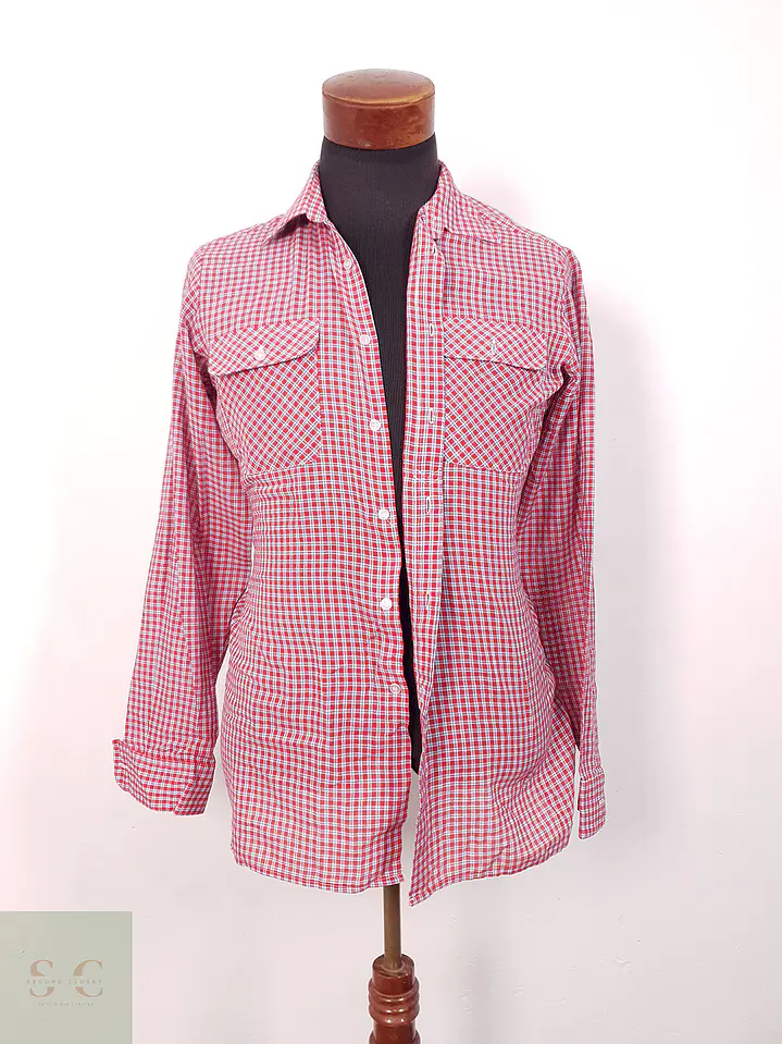 Camisa Young Style cuadros rojos - Talla S 1