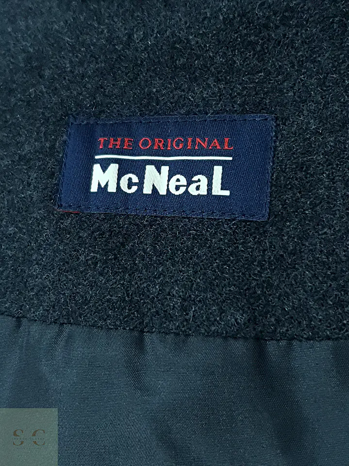 Abrigo Mc Neal Clásico Plomo Lana Virgen - Talla L 10