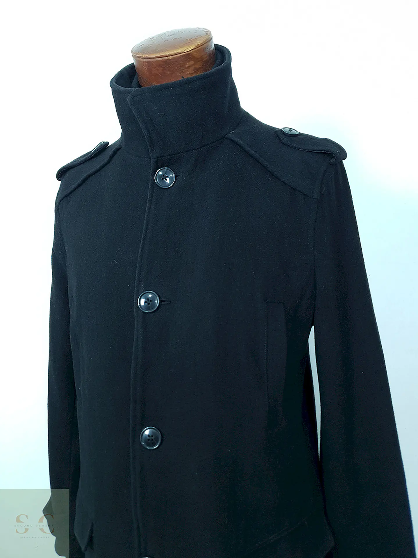 Abrigo Cedarwood State Militar Negro - Talla SM 2