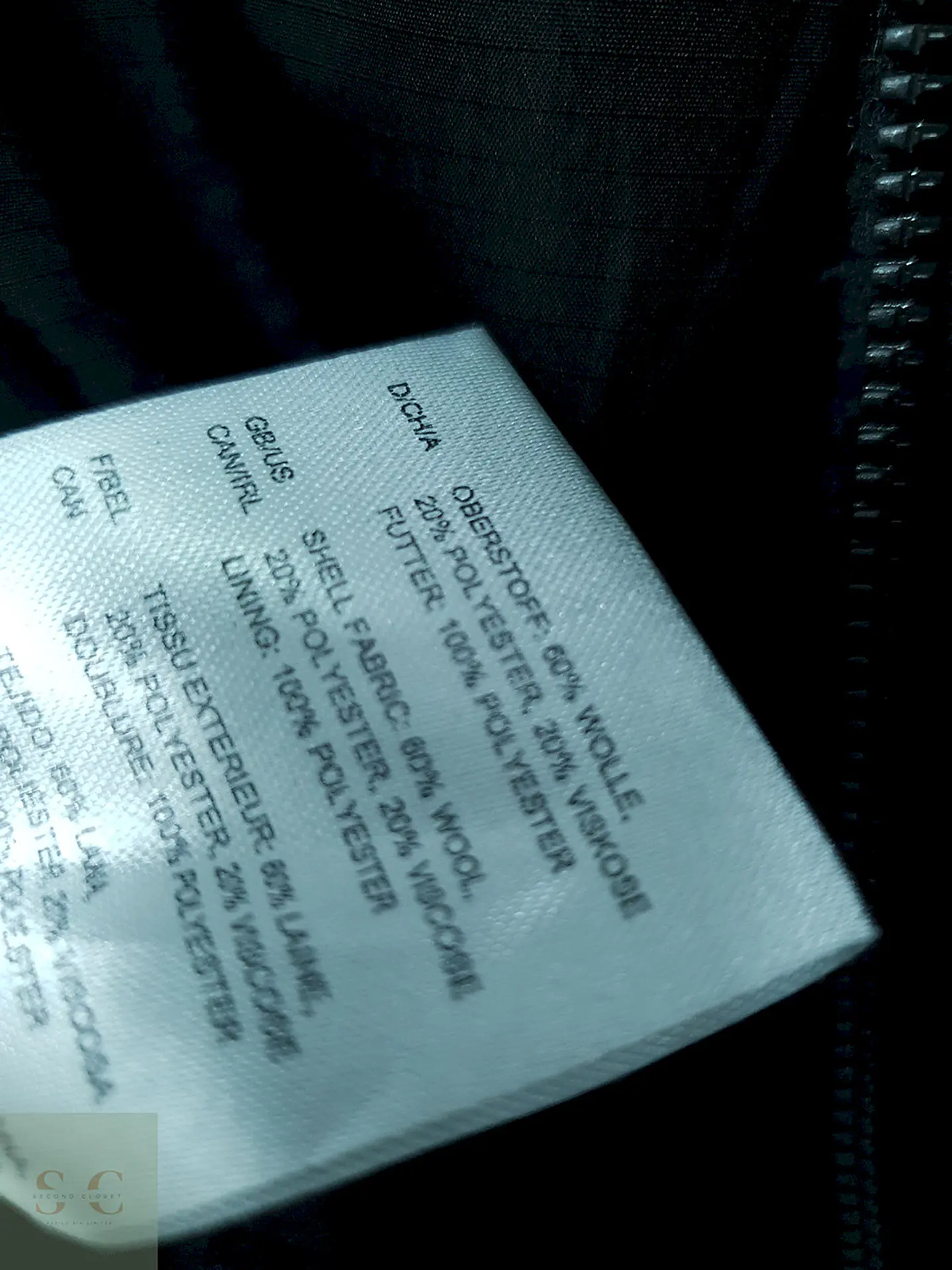 Abrigo G.I.G.A D.X. Negro Lana - Talla M 3