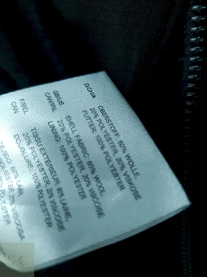 Abrigo G.I.G.A D.X. Negro Lana - Talla M 3