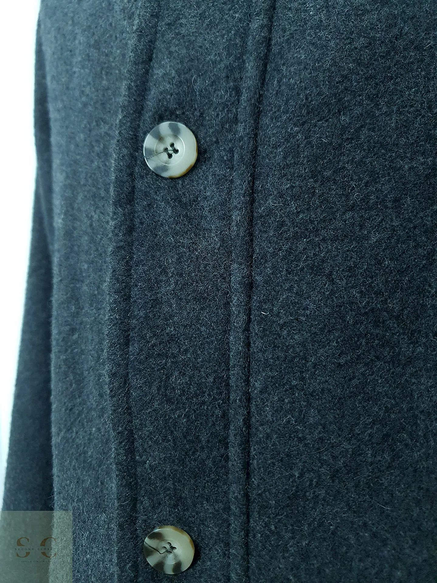 Abrigo G.I.G.A D.X. Negro Lana - Talla M 4