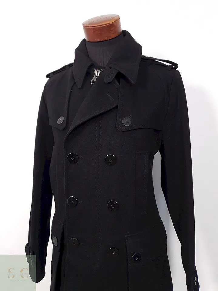 Abrigo Tiger of Sweden Militar Negro - Talla S 3