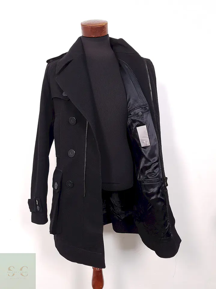 Abrigo Tiger of Sweden Militar Negro - Talla S 4