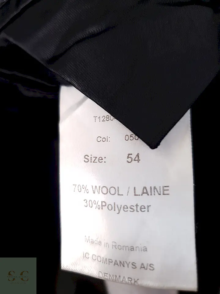 Abrigo Tiger of Sweden Militar Negro - Talla S 6