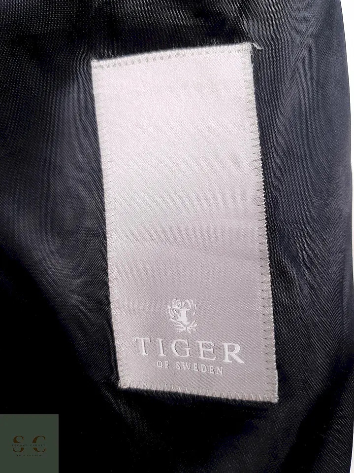 Abrigo Tiger of Sweden Militar Negro - Talla S 11