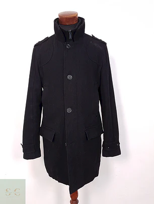 Chaquetón Clockhouse Negro - Talla L