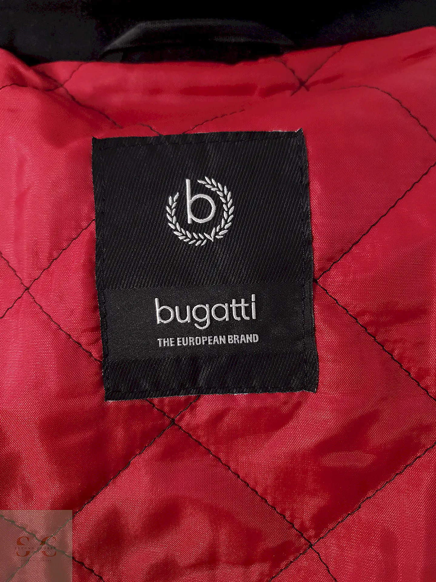 Abrigo Bugatti Clásico Negro Lana - Talla M 8