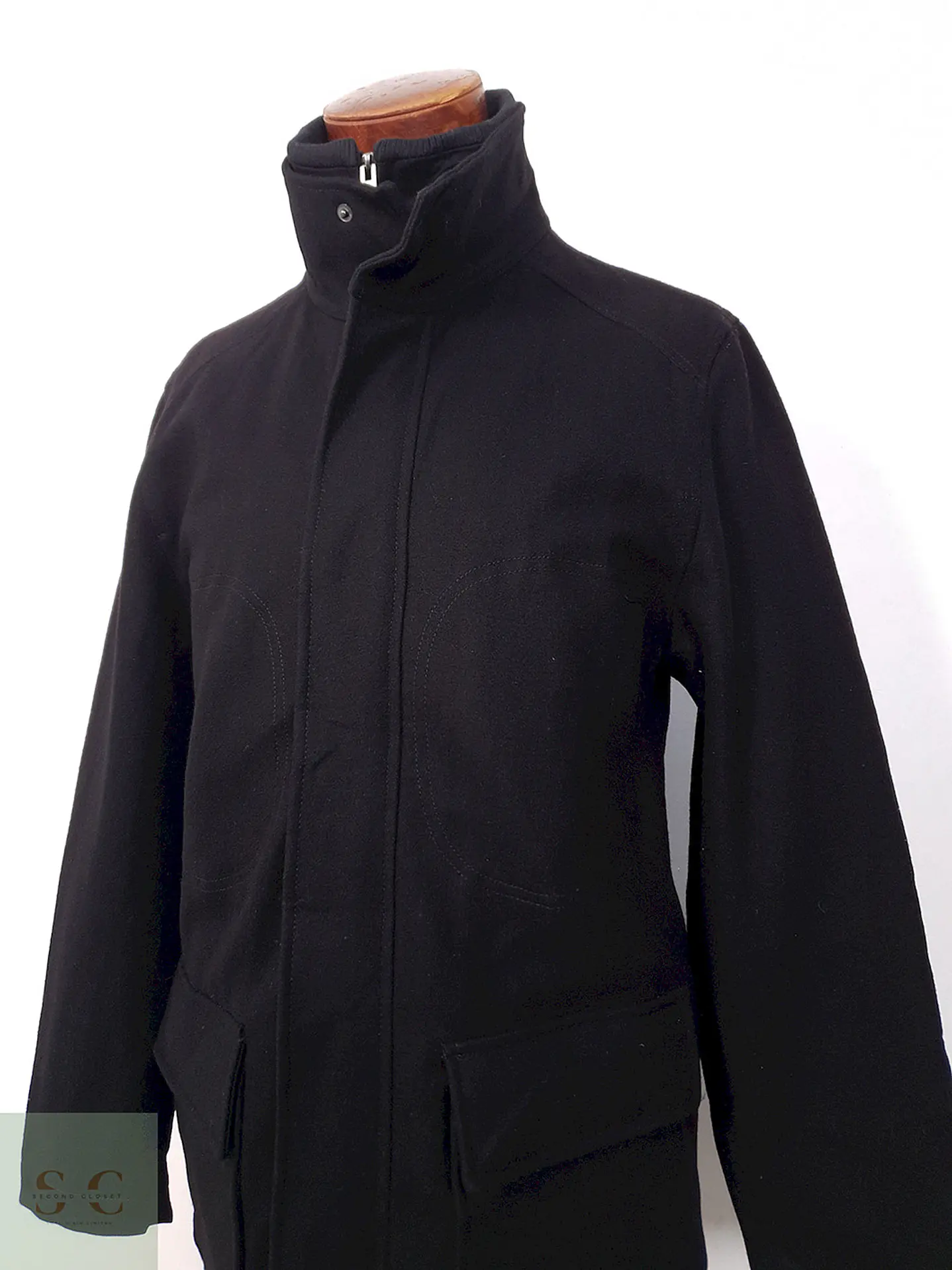 Chaquetón Canda Utilitario Negro Lana - Talla M 3