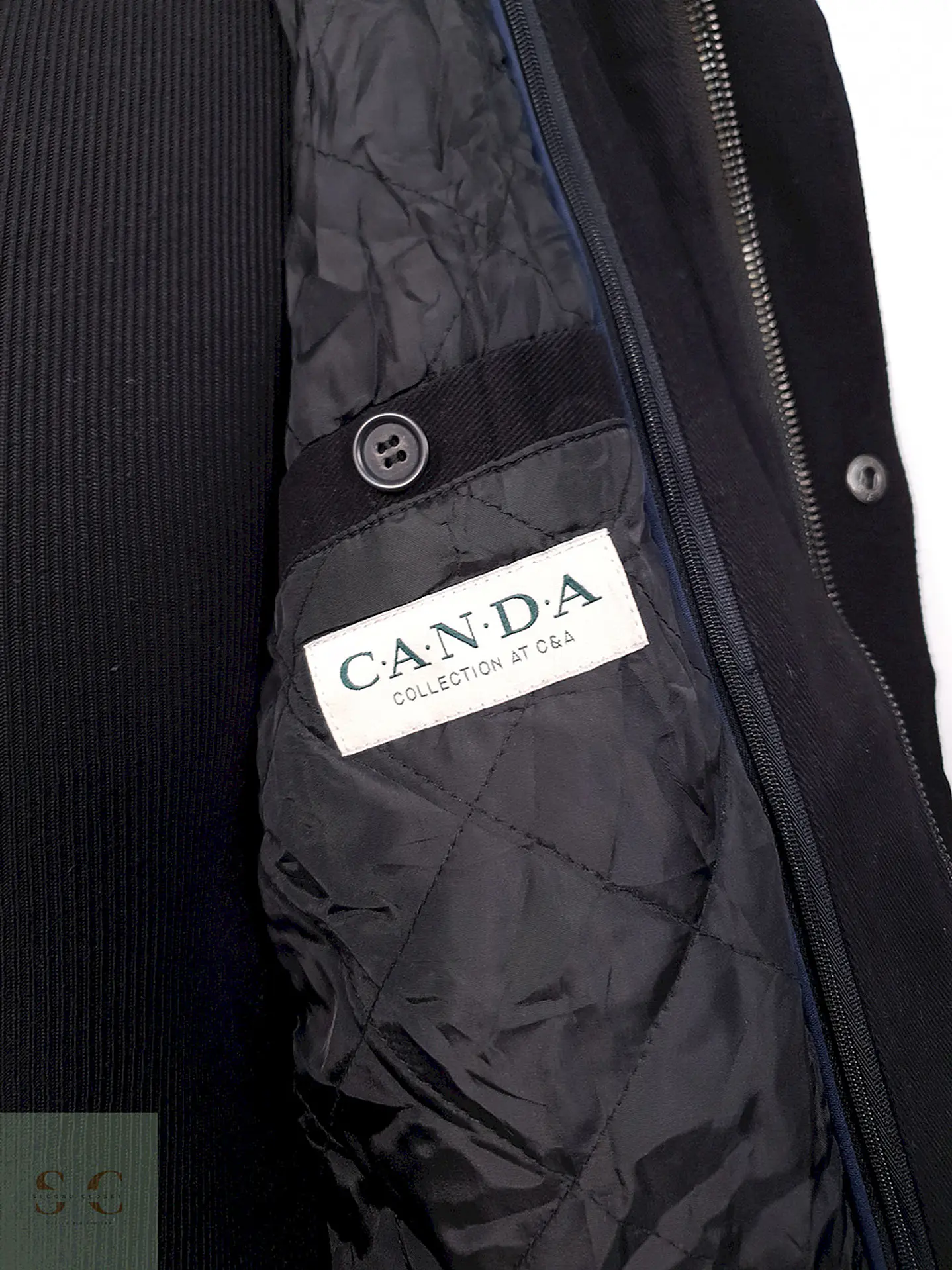 Chaquetón Canda Utilitario Negro Lana - Talla M 6