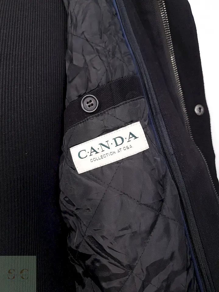 Chaquetón Canda Utilitario Negro Lana - Talla M 6