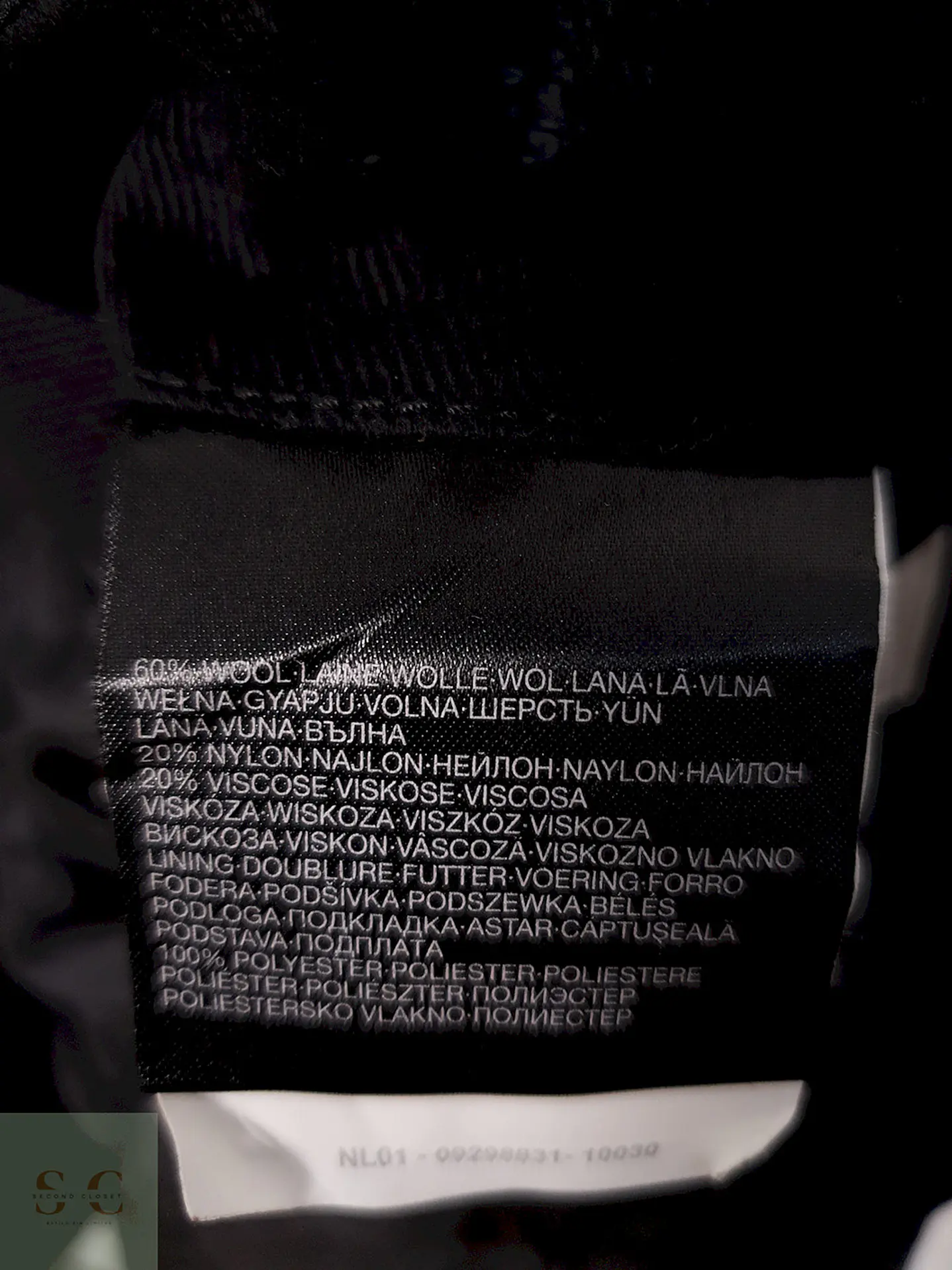 Chaquetón Canda Utilitario Negro Lana - Talla M 8