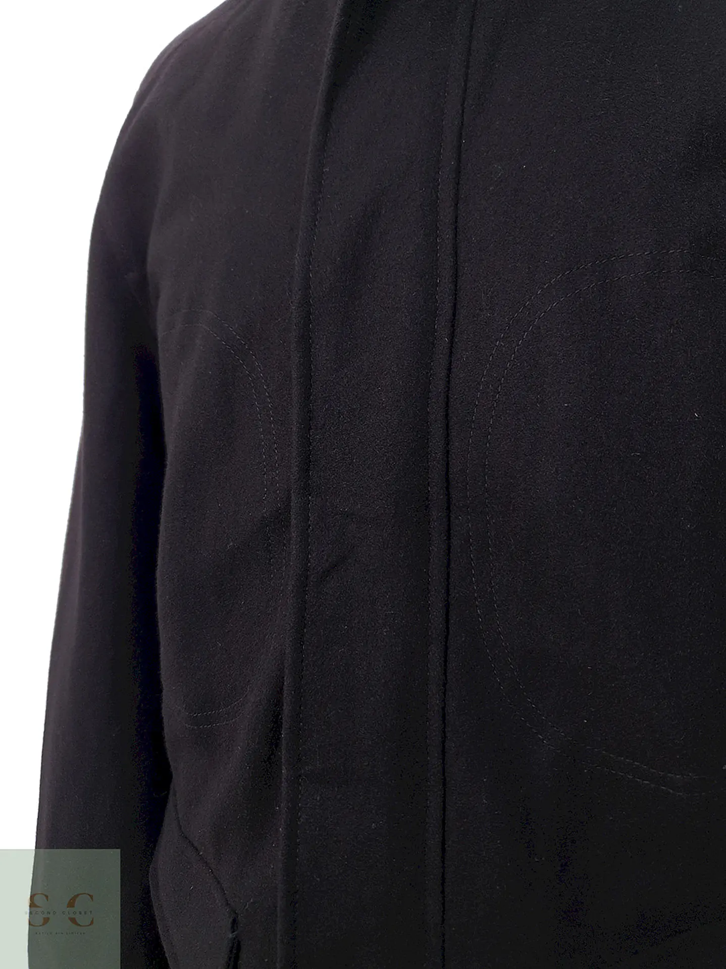 Chaquetón Canda Utilitario Negro Lana - Talla M 9