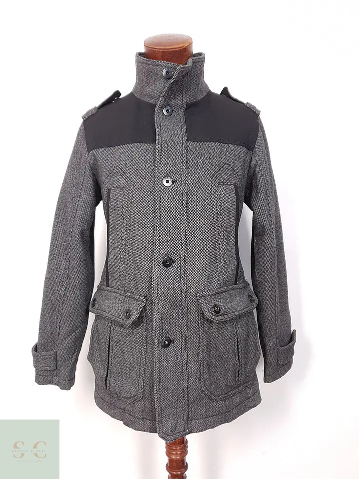 Chaquetón Angelo Litrico Utilitario Plomo Lana - Talla SM 5