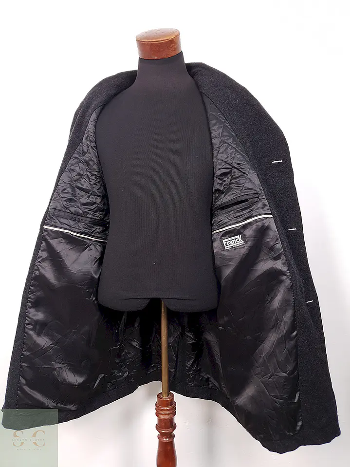 Abrigo Bugatti Clásico Plomo Lana Virgen - Talla 3XL 2