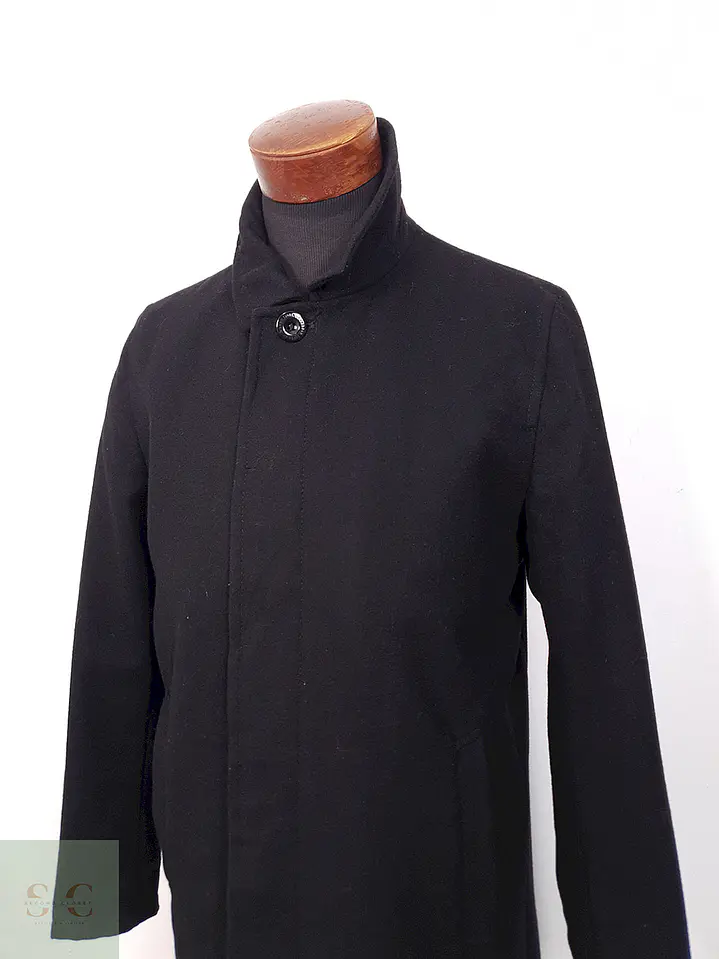 Abrigo Tiger of Sweden Clásico Negro Lana - Talla S 4