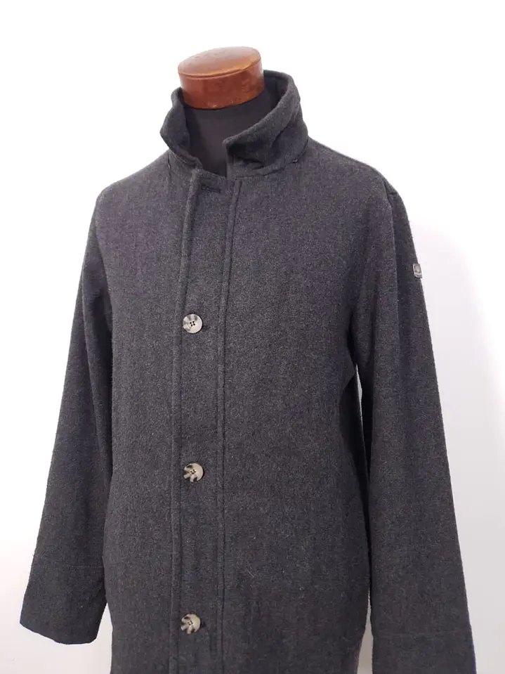 Abrigo hombre plomo de lana – Talla M 3