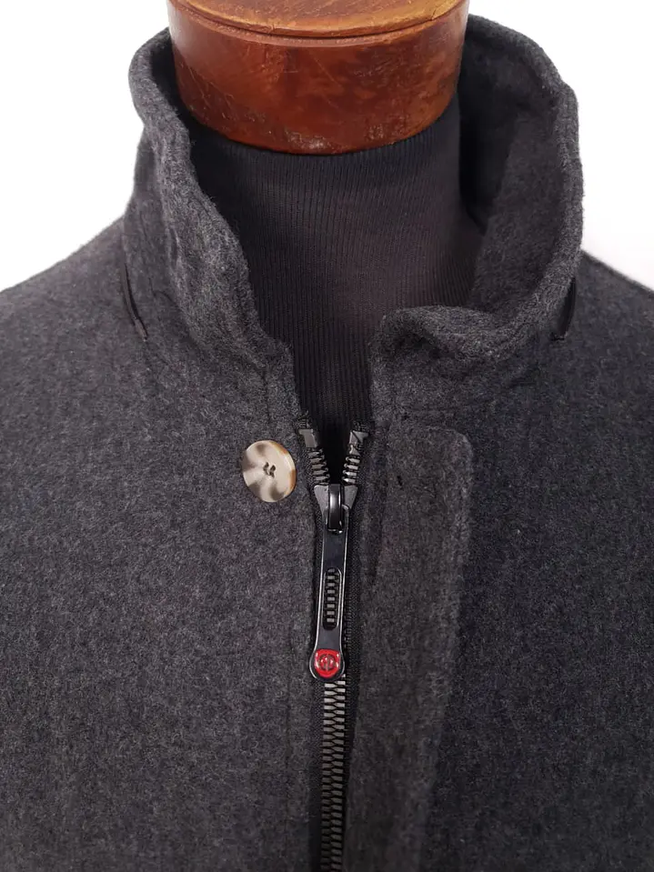 Abrigo hombre plomo de lana – Talla M 6