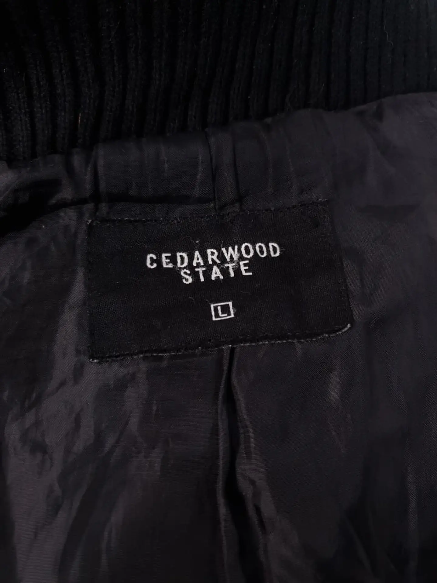 Abrigo Cedarwood State Militar Negro - Talla SM 8