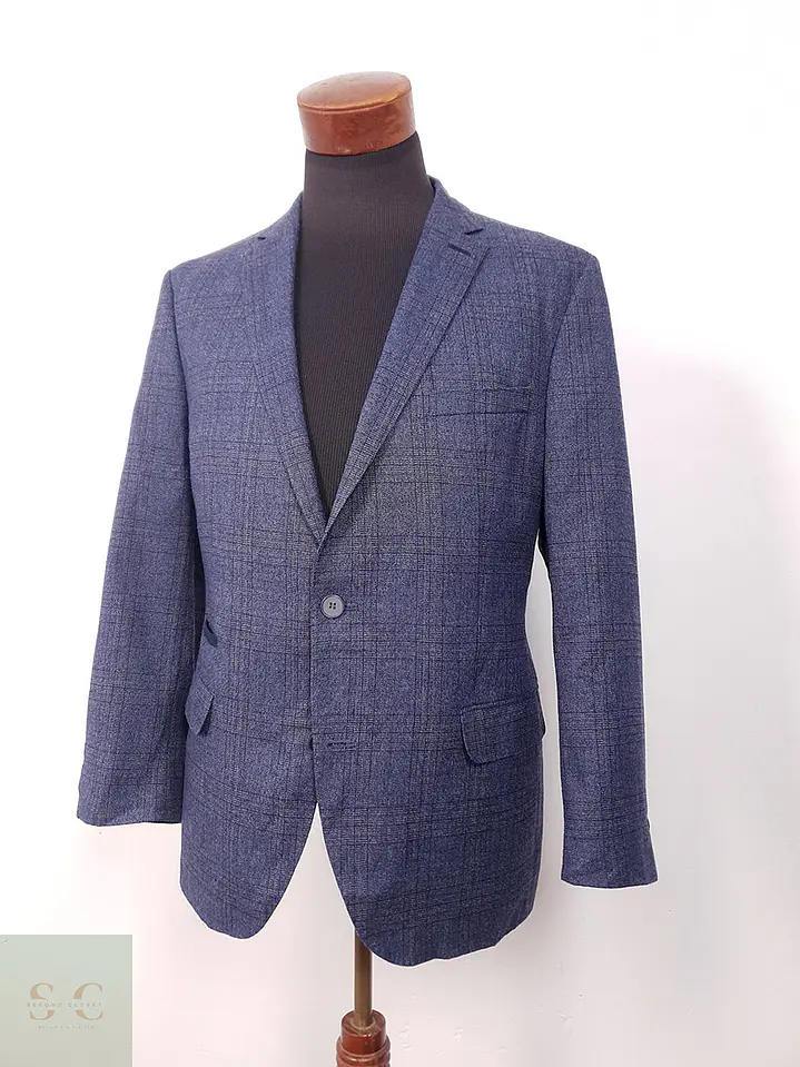 Blazer Bottier Azul Viscosa y Poliester - Talla M 2