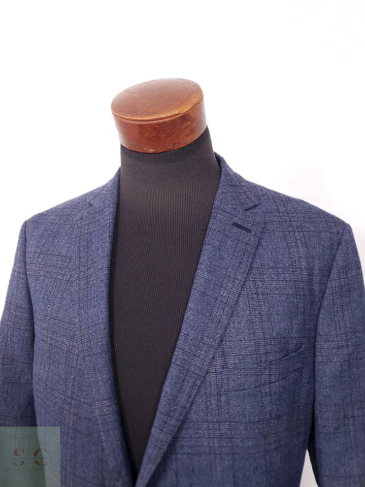 Blazer Bottier Azul Viscosa y Poliester - Talla M 7