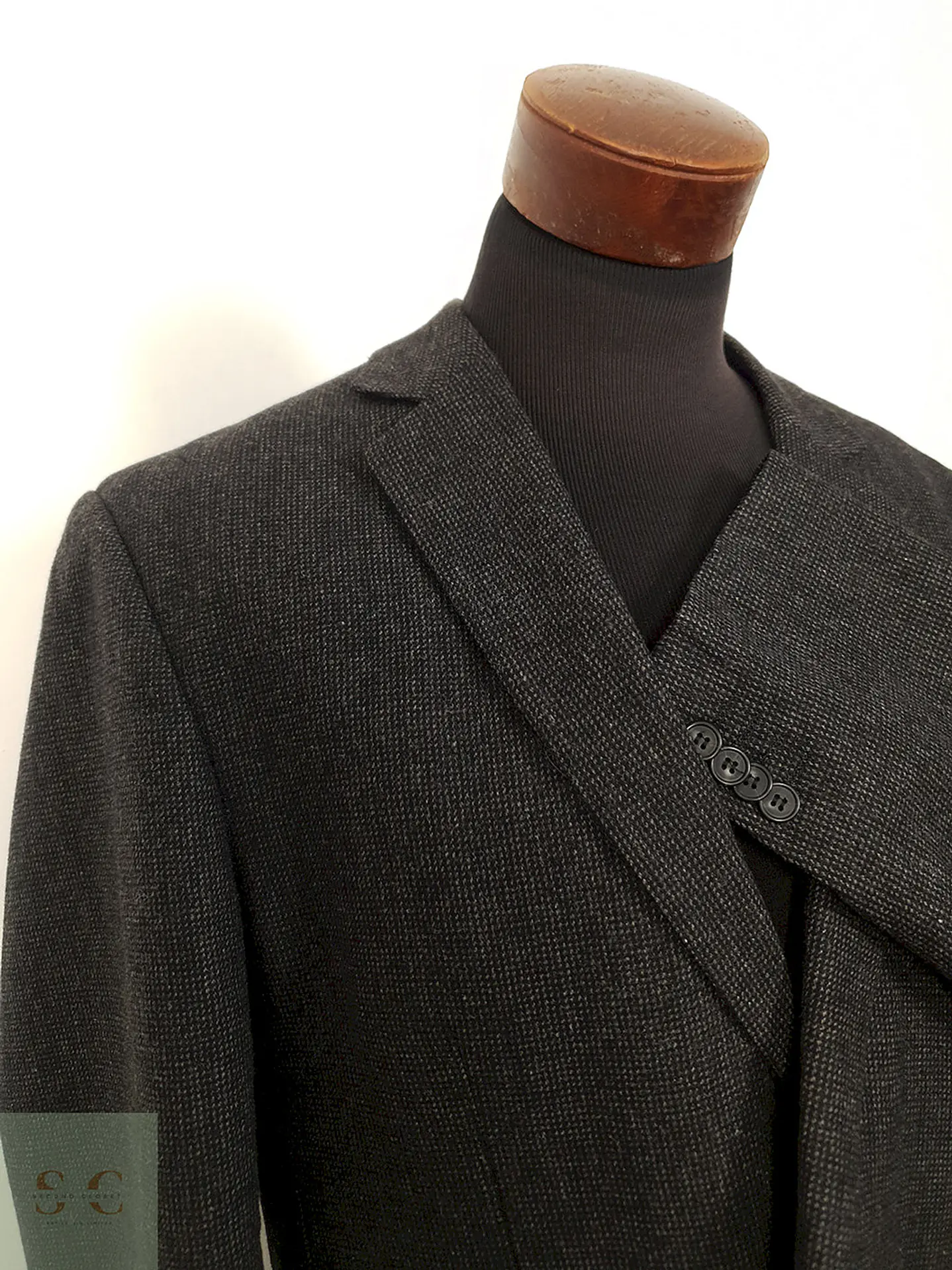 Blazer Class International Plomo Mezcla Lana - Talla XXL 5